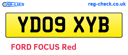 YD09XYB are the vehicle registration plates.