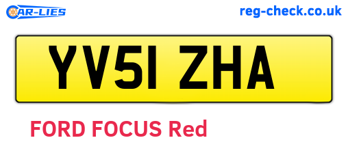 YV51ZHA are the vehicle registration plates.