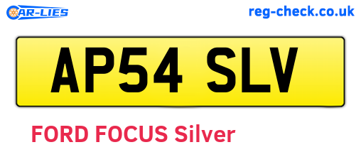 AP54SLV are the vehicle registration plates.