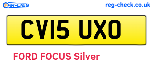 CV15UXO are the vehicle registration plates.