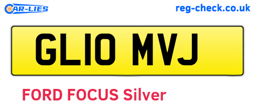 GL10MVJ are the vehicle registration plates.