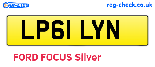 LP61LYN are the vehicle registration plates.