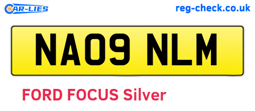 NA09NLM are the vehicle registration plates.