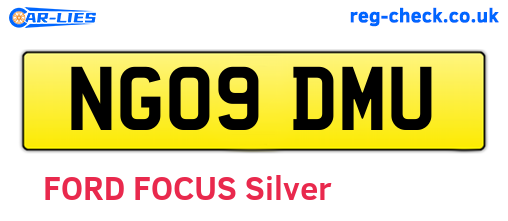 NG09DMU are the vehicle registration plates.