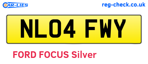 NL04FWY are the vehicle registration plates.