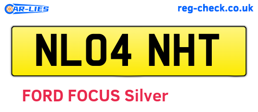 NL04NHT are the vehicle registration plates.