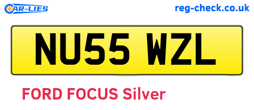NU55WZL are the vehicle registration plates.