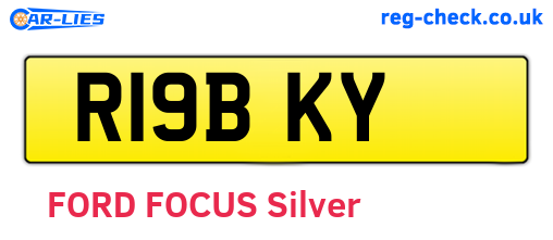R19BKY are the vehicle registration plates.