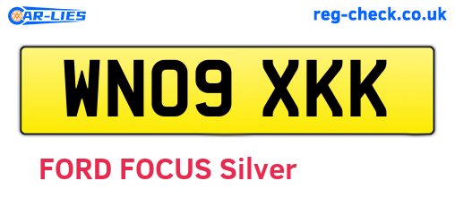 WN09XKK are the vehicle registration plates.