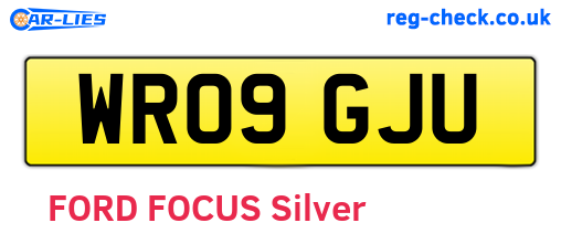WR09GJU are the vehicle registration plates.