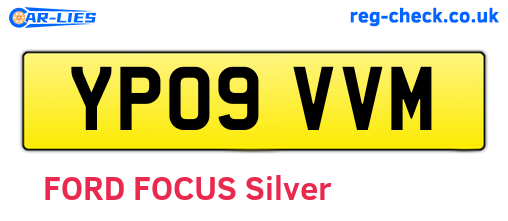 YP09VVM are the vehicle registration plates.