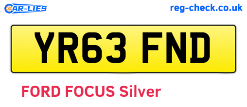YR63FND are the vehicle registration plates.
