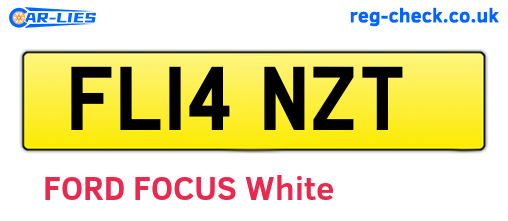 FL14NZT are the vehicle registration plates.