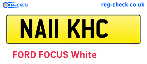 NA11KHC are the vehicle registration plates.