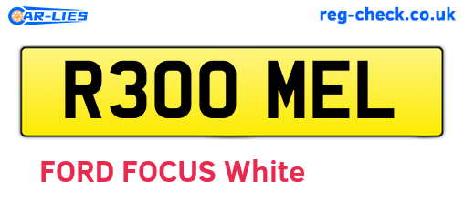 R300MEL are the vehicle registration plates.