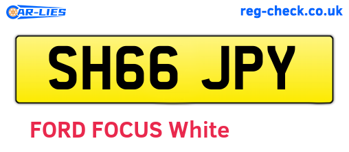 SH66JPY are the vehicle registration plates.