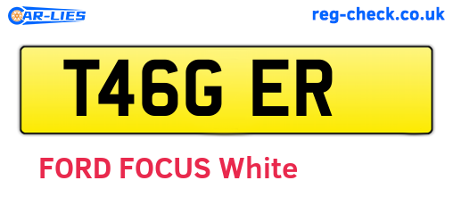 T46GER are the vehicle registration plates.