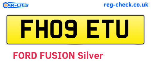 FH09ETU are the vehicle registration plates.