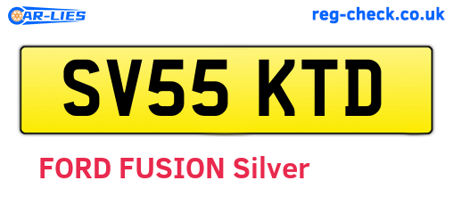 SV55KTD are the vehicle registration plates.