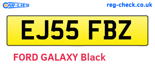 EJ55FBZ are the vehicle registration plates.