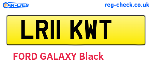 LR11KWT are the vehicle registration plates.