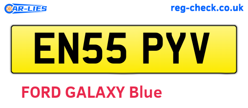EN55PYV are the vehicle registration plates.