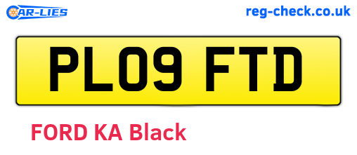 PL09FTD are the vehicle registration plates.