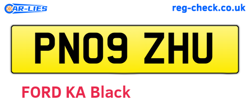 PN09ZHU are the vehicle registration plates.