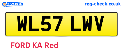 WL57LWV are the vehicle registration plates.