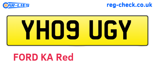 YH09UGY are the vehicle registration plates.