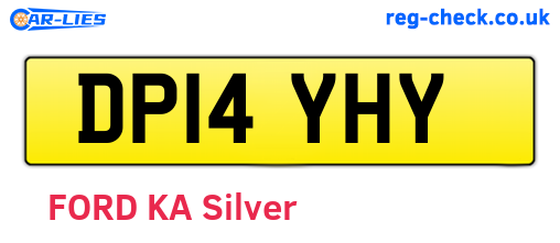 DP14YHY are the vehicle registration plates.