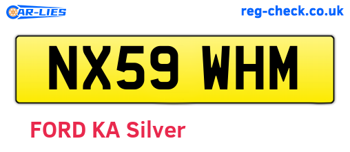 NX59WHM are the vehicle registration plates.