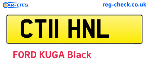 CT11HNL are the vehicle registration plates.