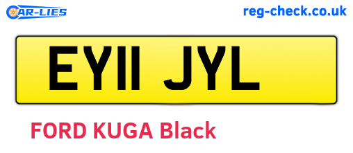 EY11JYL are the vehicle registration plates.