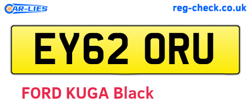 EY62ORU are the vehicle registration plates.