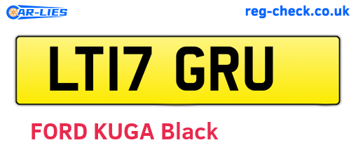 LT17GRU are the vehicle registration plates.