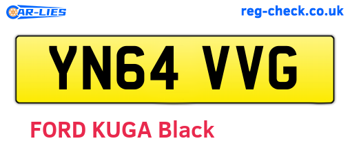 YN64VVG are the vehicle registration plates.