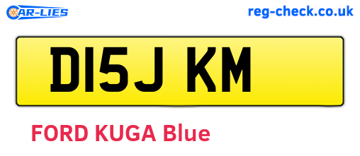 D15JKM are the vehicle registration plates.
