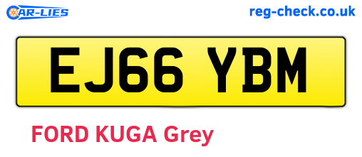 EJ66YBM are the vehicle registration plates.