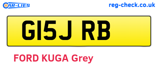 G15JRB are the vehicle registration plates.