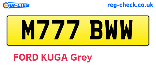 M777BWW are the vehicle registration plates.