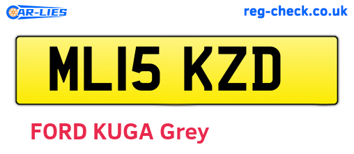 ML15KZD are the vehicle registration plates.