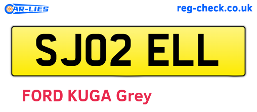 SJ02ELL are the vehicle registration plates.