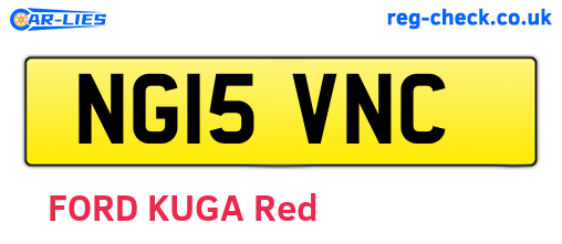 NG15VNC are the vehicle registration plates.