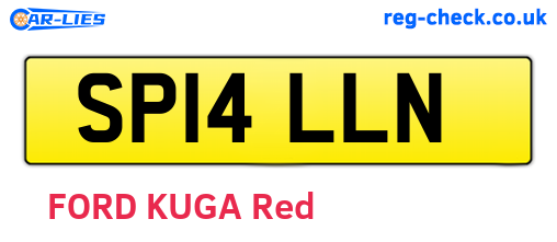 SP14LLN are the vehicle registration plates.