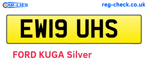 EW19UHS are the vehicle registration plates.