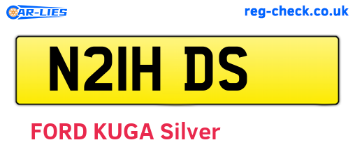 N21HDS are the vehicle registration plates.
