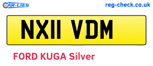 NX11VDM are the vehicle registration plates.