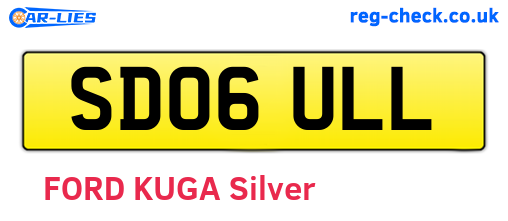 SD06ULL are the vehicle registration plates.
