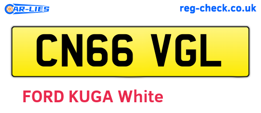 CN66VGL are the vehicle registration plates.